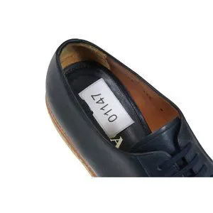 Prada Mens Rope Lace Up Shoes P9 US10 Navy Blue Tan Leather Oxfords Straw Sole Prada | Shoes | Prada Mens Rope Lace Up Shoes P9 Us Navy  main image 4